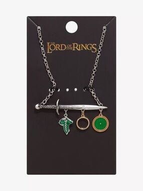The Lord Of The Rings Sting Charms Necklace Hot Topic